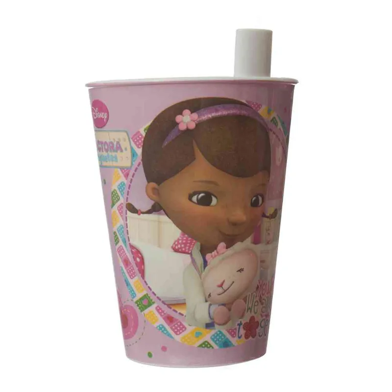 Vaso De Pl?stico De Doctora Juguetes Con Bombilla Argos Vaso De Plástico De Doctora Juguetes Con Bombilla Argos