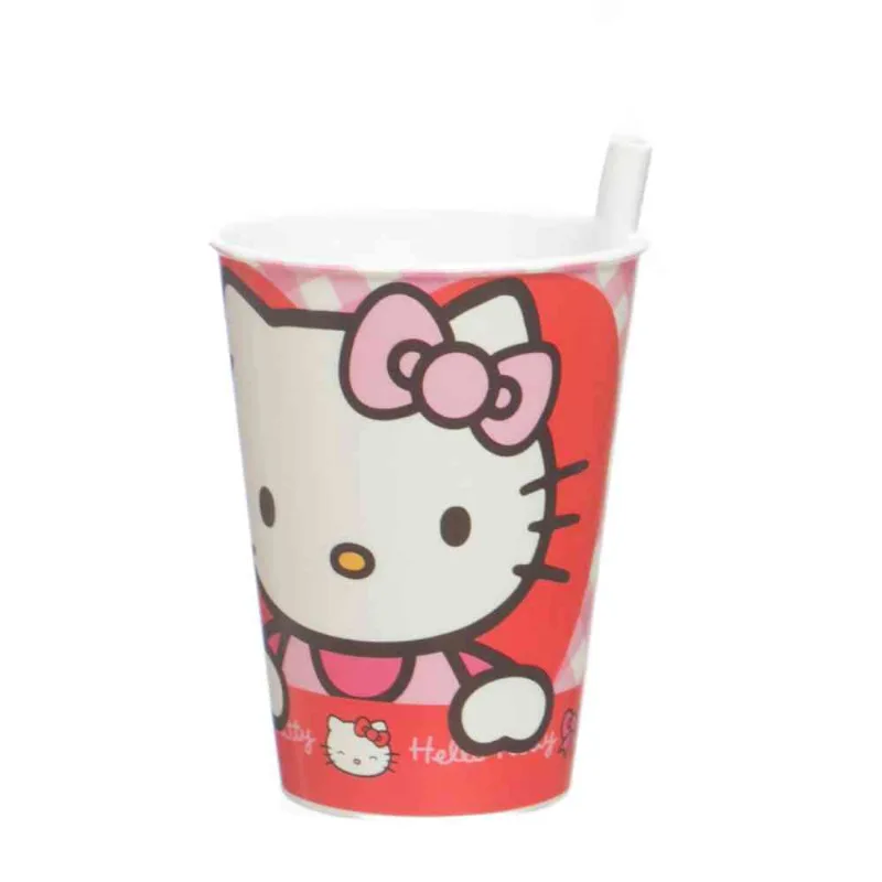 Vaso De Pl?stico De Hello Kitty Con Bombilla Argos Vaso De Plástico De Hello Kitty Con Bombilla Argos