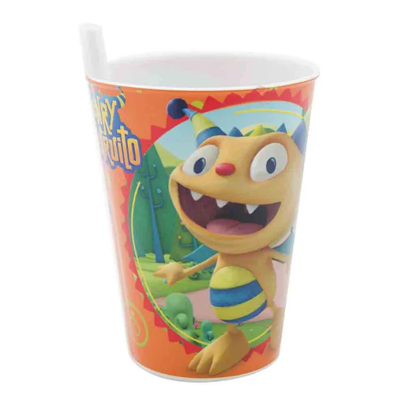 Vaso De Plástico De Henry Monstruito Con Bombilla Argos