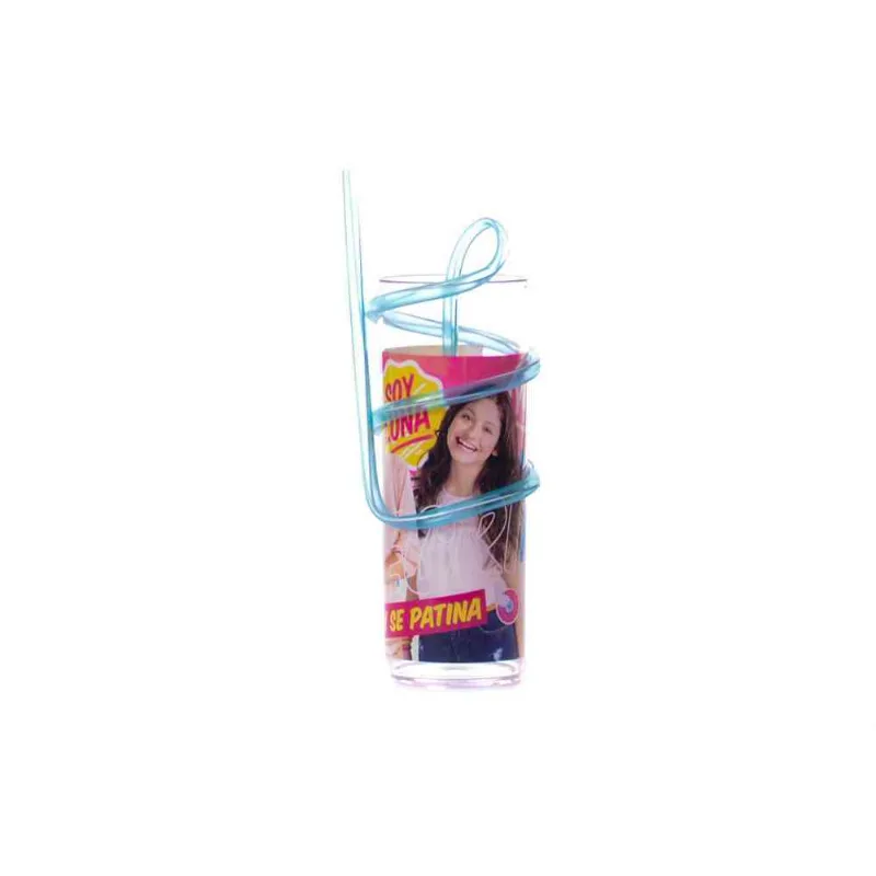 Vaso De Pl stico Con Sorbete Soy Luna Argos Vaso De Plástico Con Sorbete Soy Luna Argos