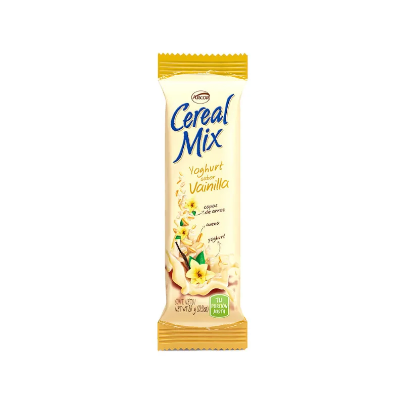 Barra Cereal Mix Yoghurt Vainilla 26 Gr