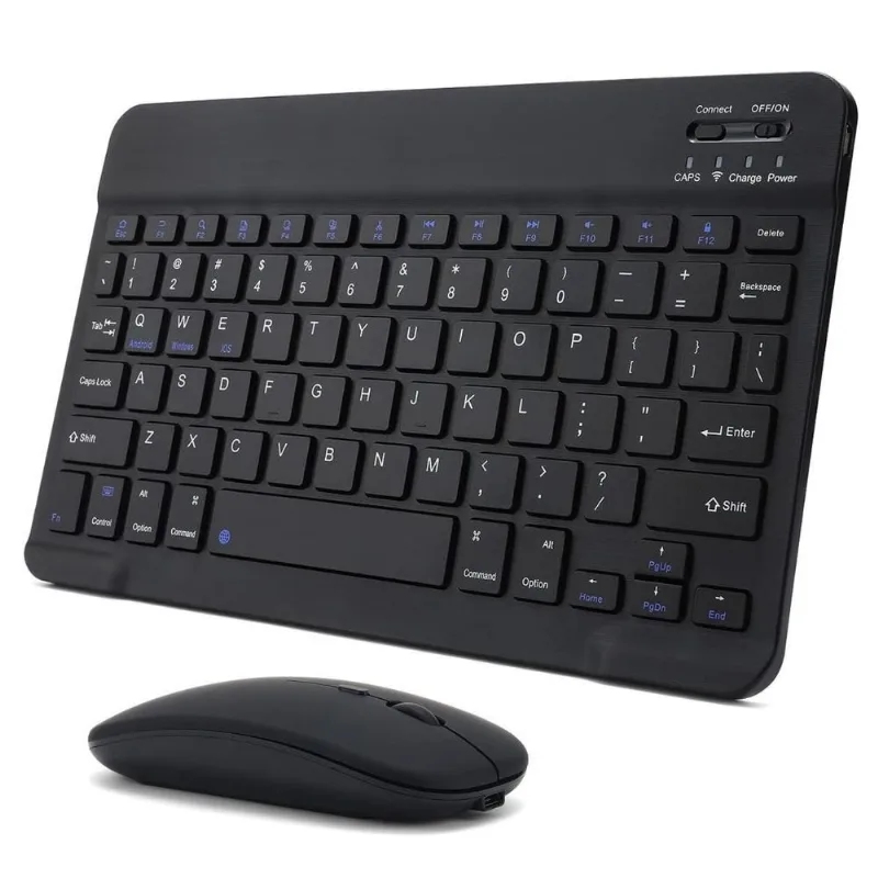 Kit Teclado Com Mouse Sem Fio Para Galaxy S10 Fe 10.9 - X526