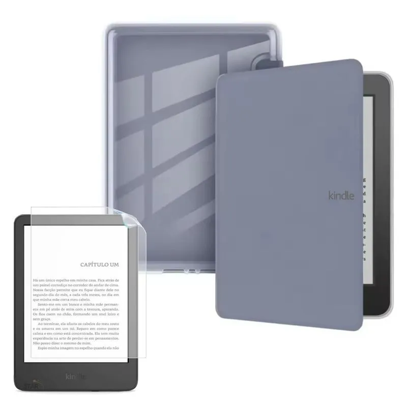 Capa Acrílico Para Kindle Paperwhite 12 - Sa569p + Película