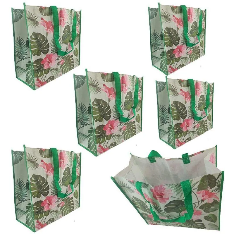 Bolsa Ecobag Ecologica Kit 6 Uni Mercado Compras Retornavel