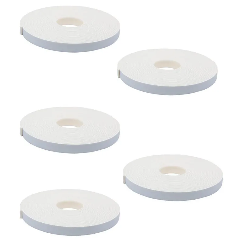 Fita Adesiva De Espuma Janela Porta Kit 5 Unidades Protege Veda 5 Metros Vidro Batente Impermeavel R