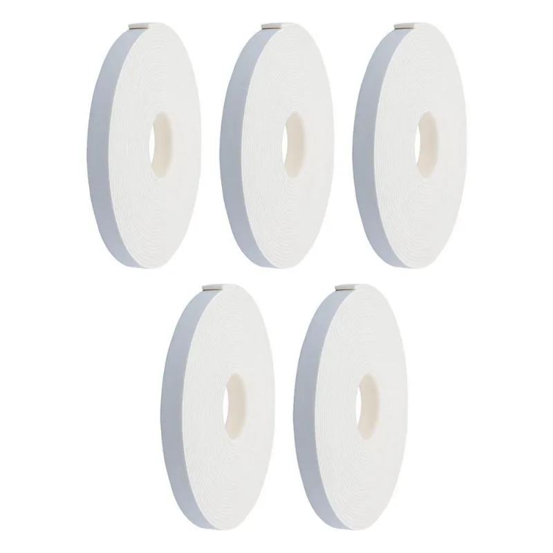 Fita Adesiva De Espuma Kit 5 Uni Janela Porta 5 Metros Protege Veda Vidro Batente Movel Isola Impermeavel