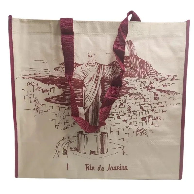 Bolsa Ecobag Ecologica Kit 15 Unidades Mercado Compras Trabalho Dobravel Alça Resistente