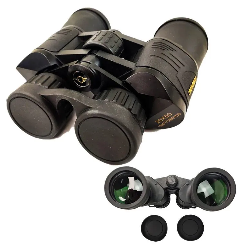Binoculos 20x50 Profissional Lente Objetiva Zoom Ajustavel Foco Visao Longo Alcance Uv