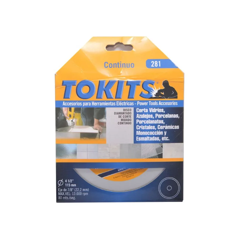 Disco diamantado Tokits liso banda continua