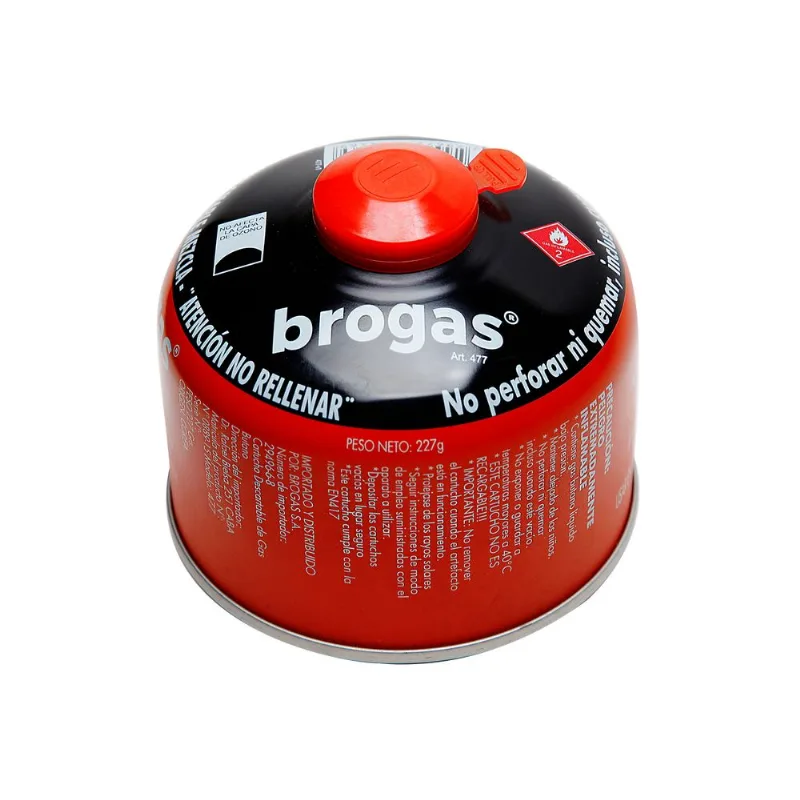 Cartucho Gas Butano A Rosca Descartable Brogas