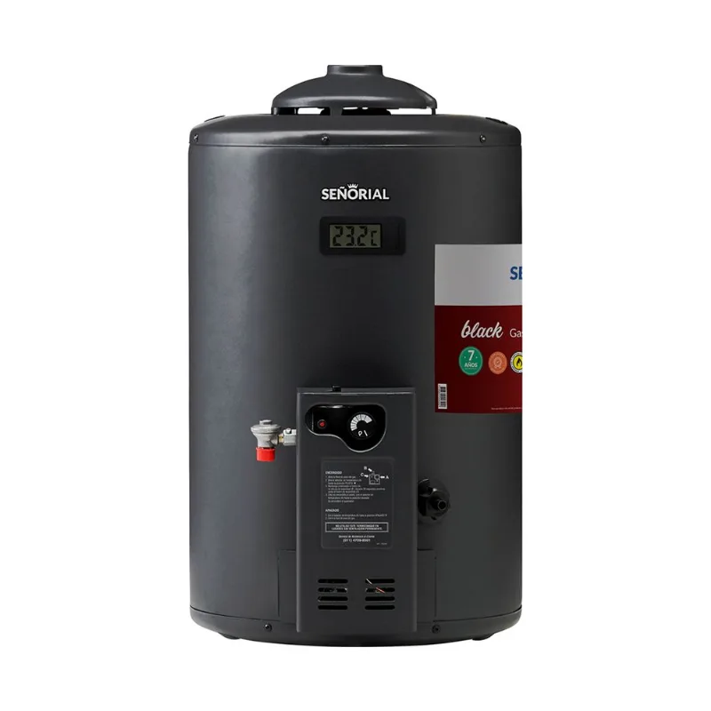 Termotanque multigas Señorial 50 Lts. TSBG-50 negro