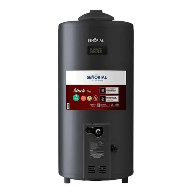Termotanque a Gas Señorial 75 L TSBG75 Conexión Inferior-Superior