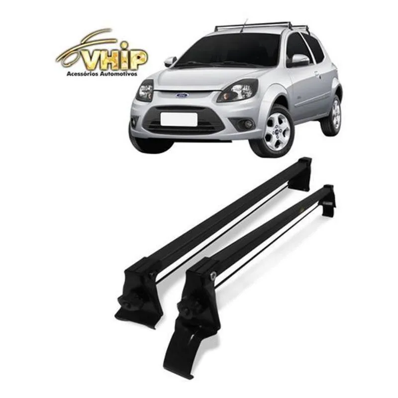 Rack Teto Bagageiro Aço Ford Ka 2008 A 2013