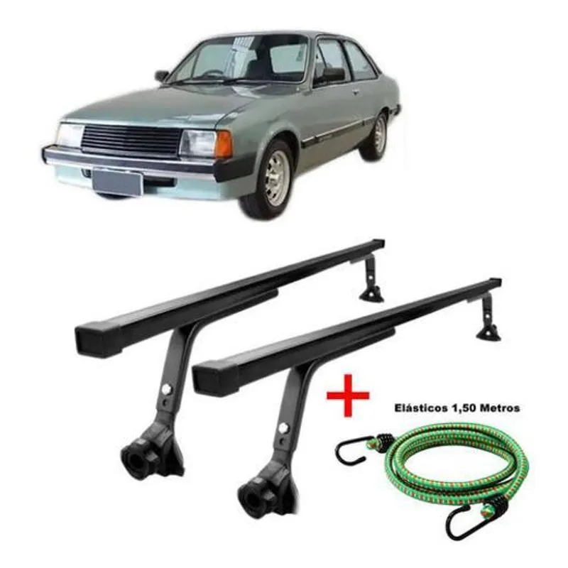 Rack Teto Vhip Universal Chevrolet Brasilia 1 Elastico Corda
