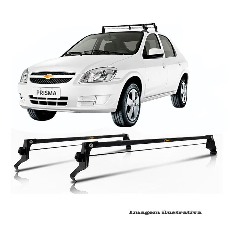 Rack De Teto Aço Prisma 2006 A 2012 Bagagero Vhip