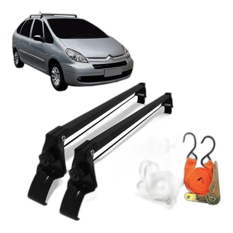 Rack Teto Bagageiro + 2 Cintas Picasso 4 Portas Ano 00/14