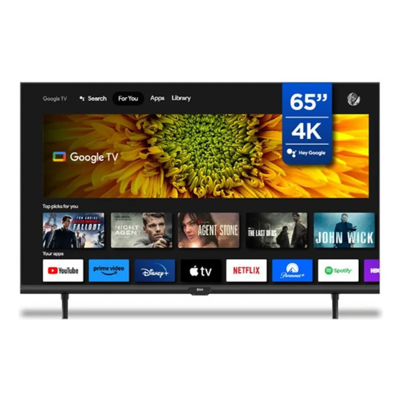 Smart Tv Uhd 4k 65 Bgh Google Tv B6523us6g