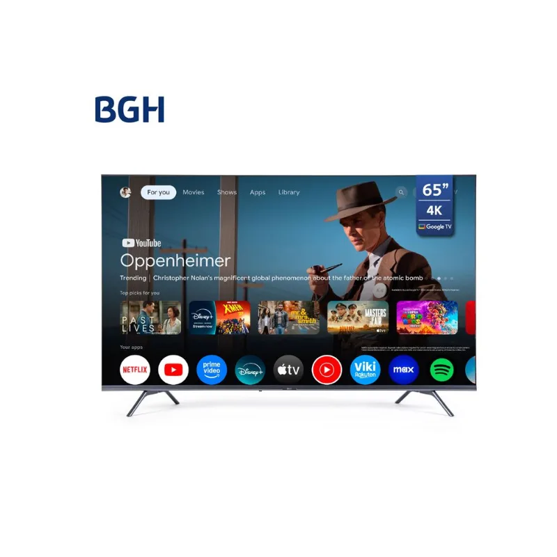 Smart tv 65 BGH 4k Google tv b6524us6g