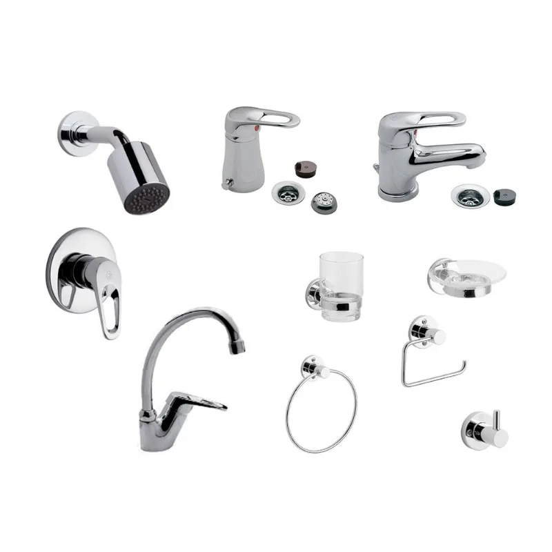 Griferia lavatorio bidet ducha 5 acc cocina 423 FV Arizona