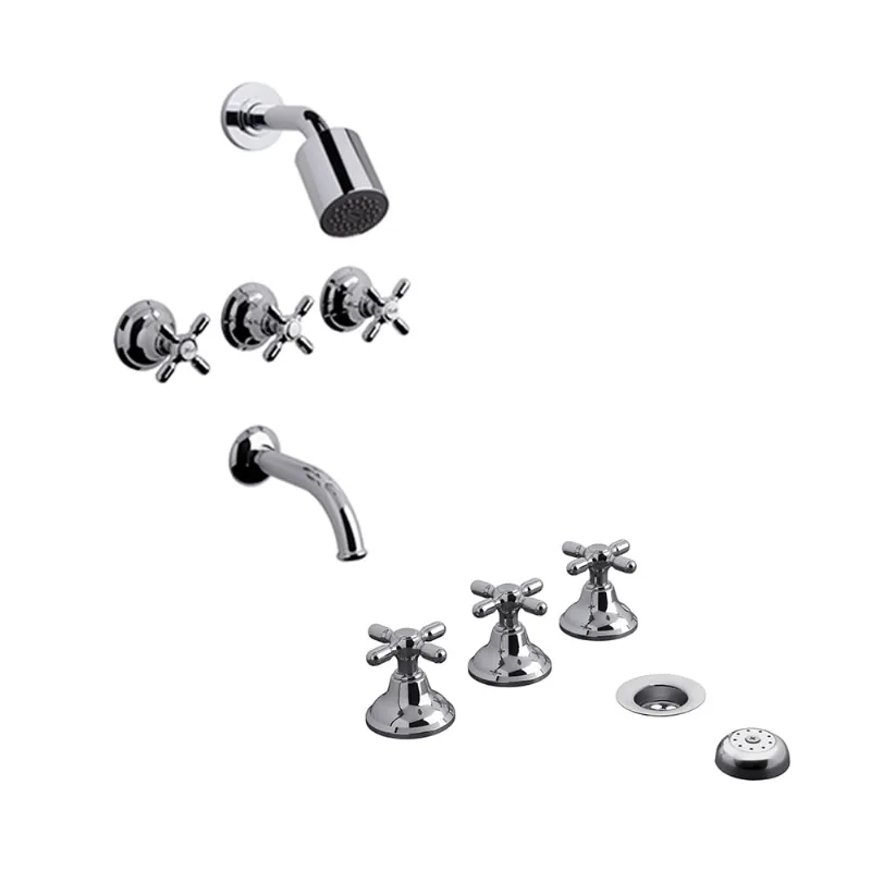 Griferia bidet ducha con transferencia FV Newport Plus