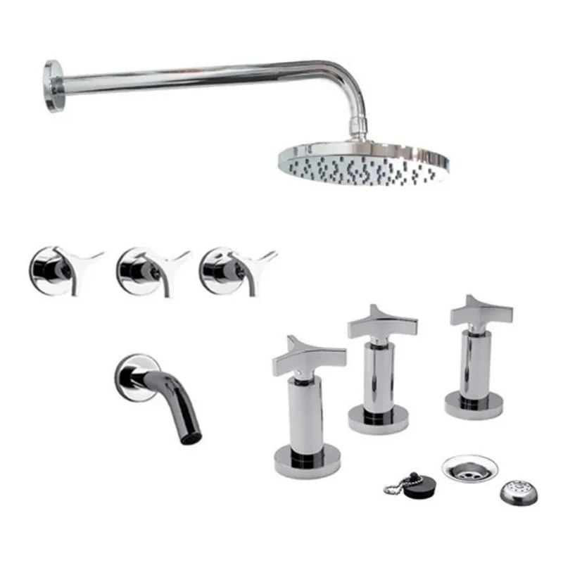 Griferia bidet ducha con transferencia FV Triades