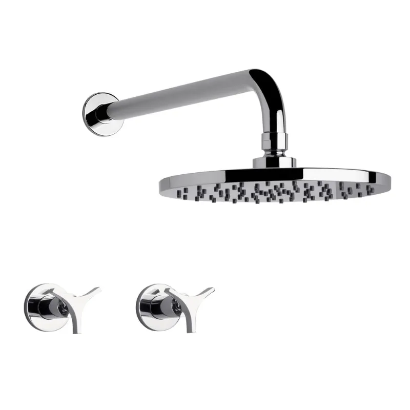 Griferia ducha de embutir doble comando FV Triades