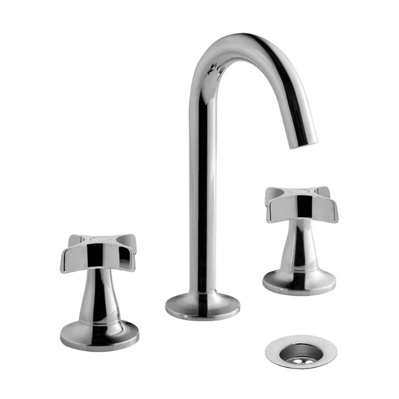Grifería Fv Lavatorio Mesada Petalo Cromo 0207/M3-CR