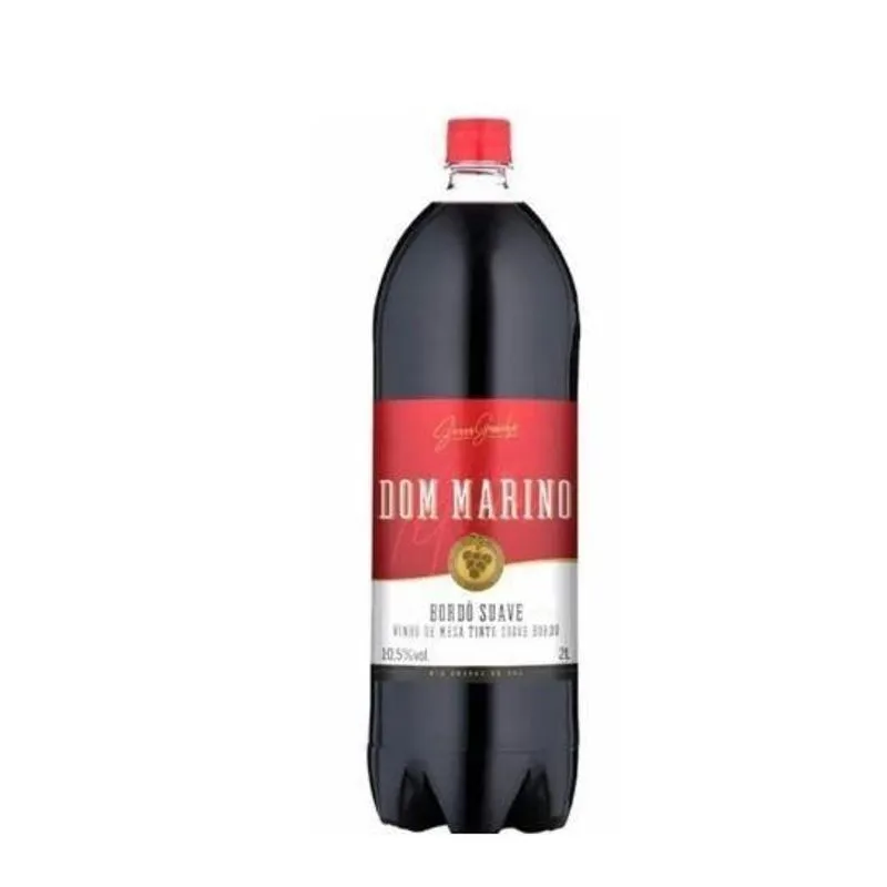 Vinho Tinto De Mesa Suave Bordô Dom Marino 2 Litros
