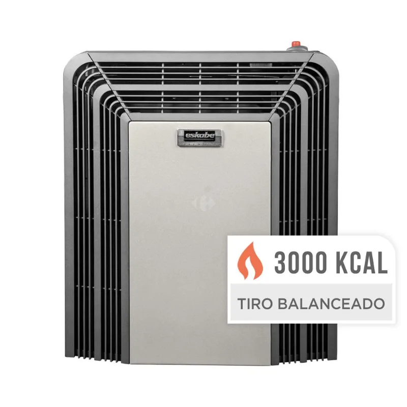 Calefactor tiro balanceado Eskabe Titanio 3000 Kcal/h TB/TBU 3 CV TE