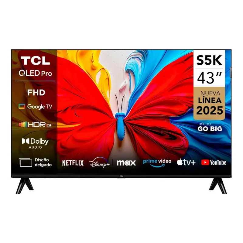 Smart Google Tv Qled Full Hd 43'' Tcl S5k 43s5k Hdr10 Dolby