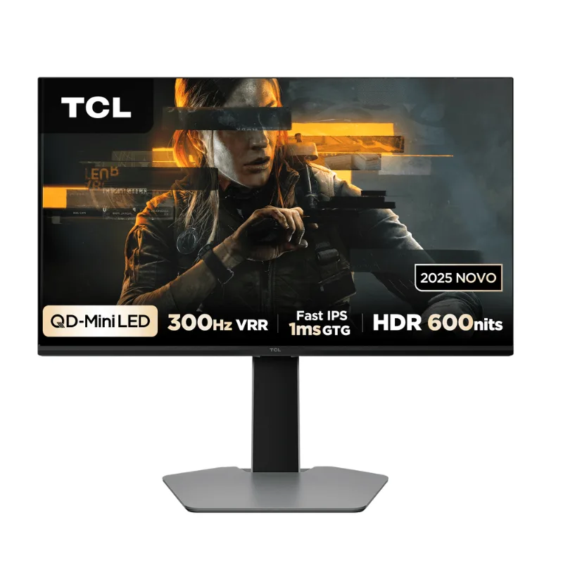 Monitor TCL 25" 25G64 Full HD QD-Mini LED 300Hz Gaming
