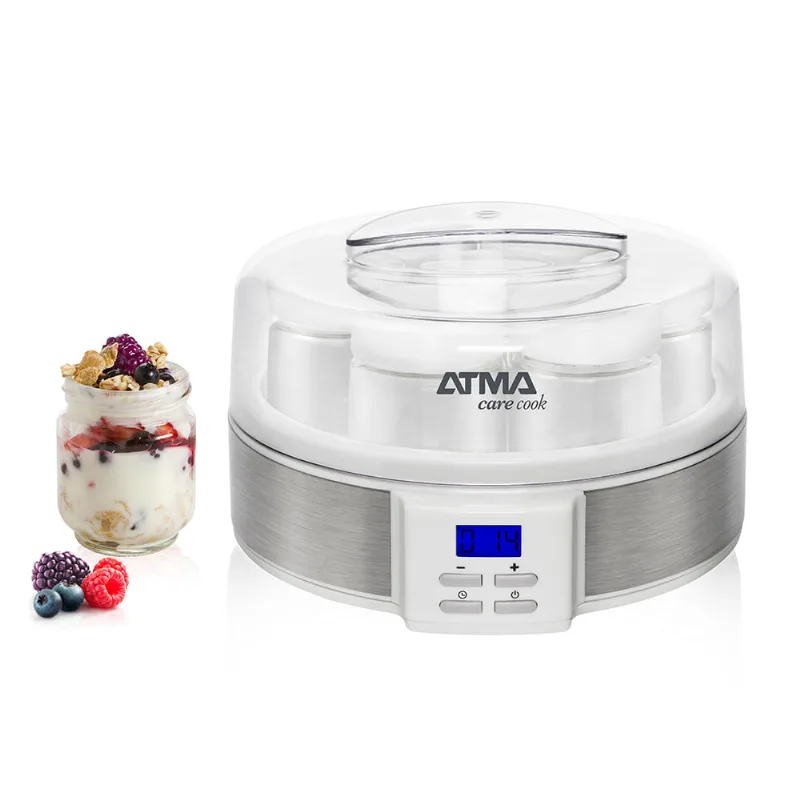 Yogurtera Atma Blanca Y Metalica Ym3010n