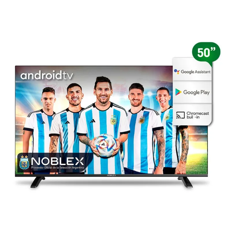 Smart TV Noblex 50" android 4K DM50X7550 negro