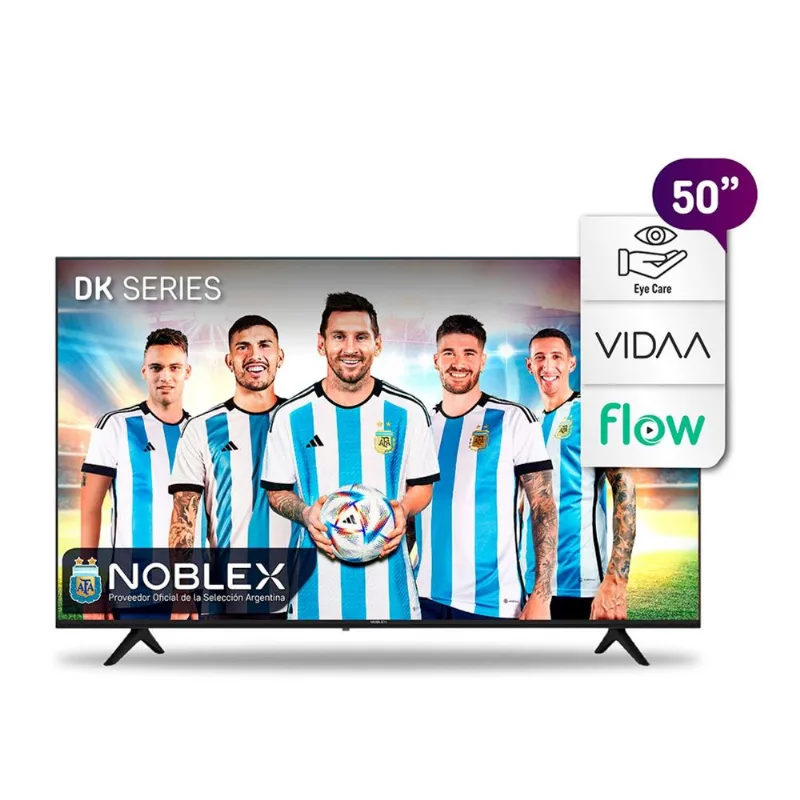 Smart TV Noblex 50" 4K DK50X6500 negro