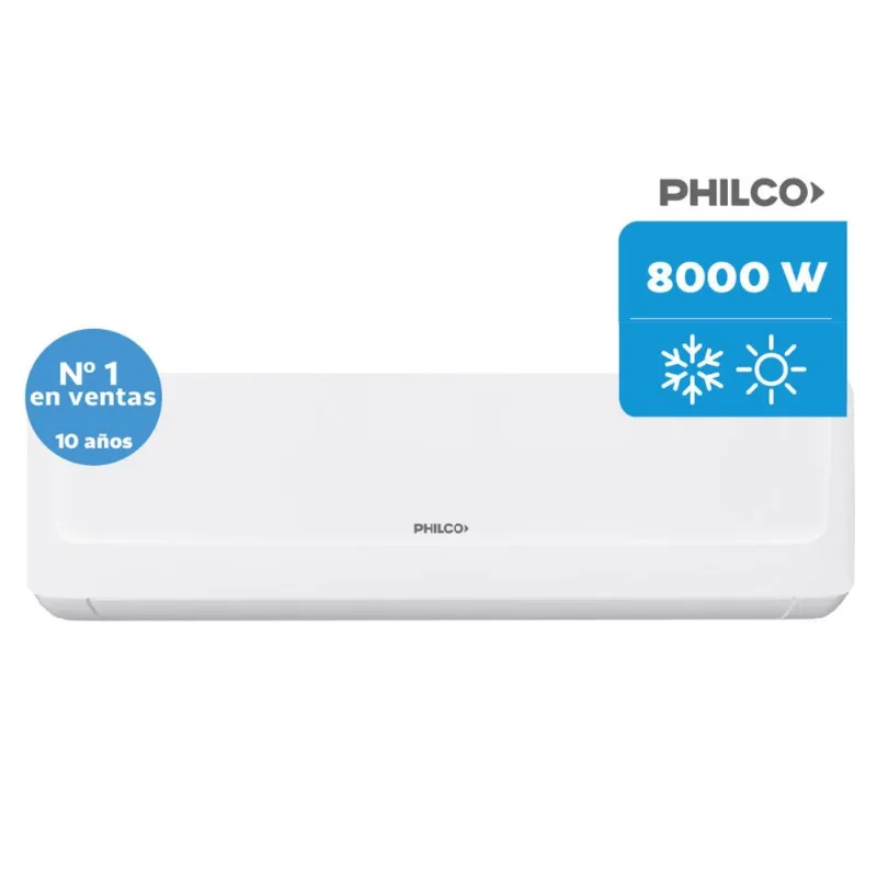 Aire acondicionado split Philco 8000w PHS80HA4AN blanco