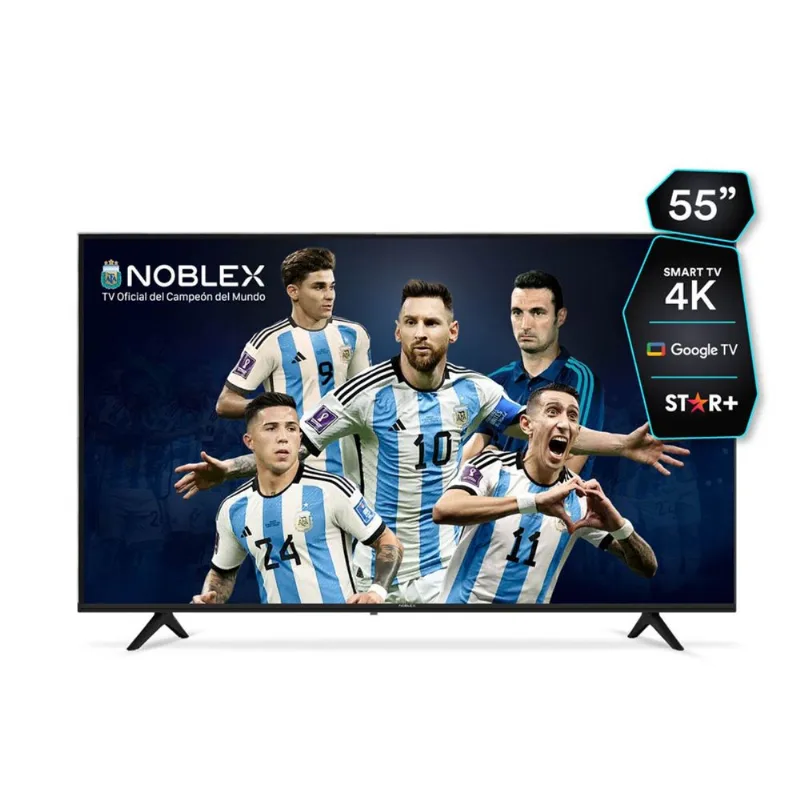 Smart TV android 55" Noblex 4K 91DK55X7500