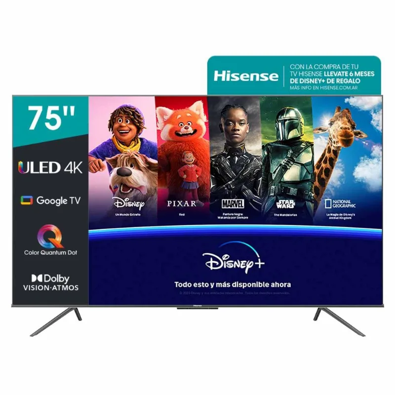 Smart tv 75" Hisense 4k uled 9175u60h