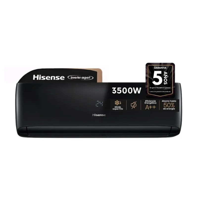 Aire split inverter Hisense 3500w black as12ur4svr