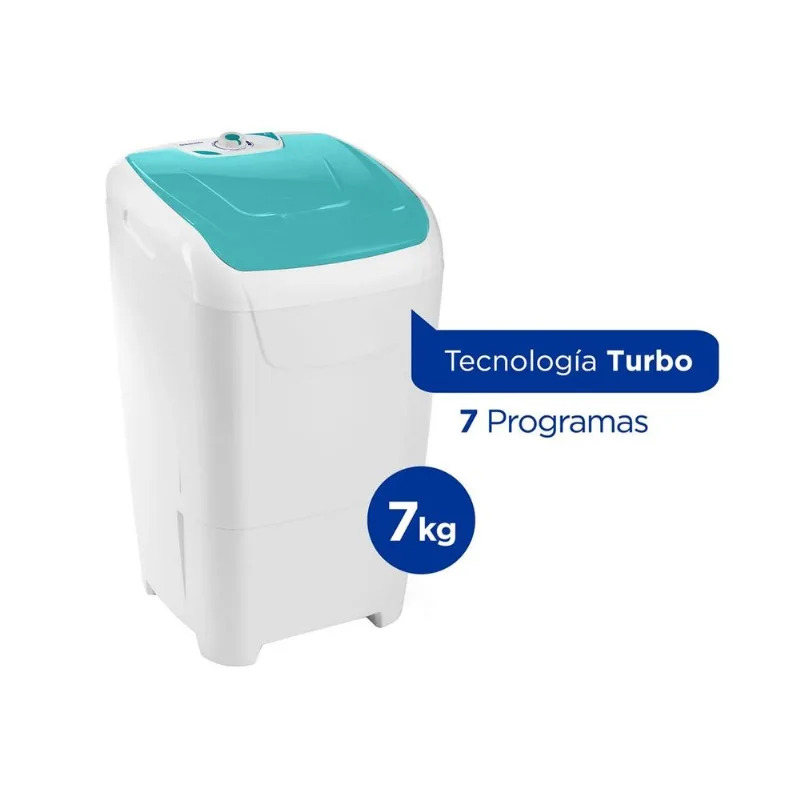 Lavarropas Semiautomático Columbia LSC7000 7 Kg Carga Superior 7 Programas