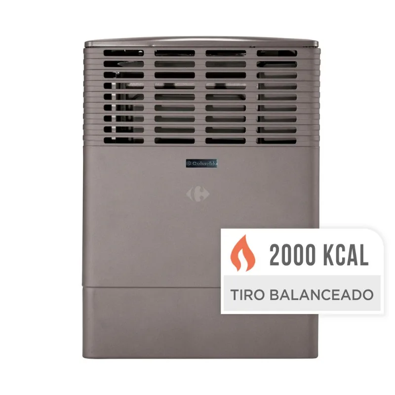 Calefactor tiro balanceado Columbia 2000 Kcal/h CEGTG20/1 gris