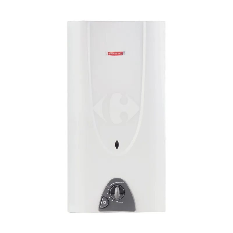 Calefón a gas Universal 14 lts. encendido electrónico CU146 blanco