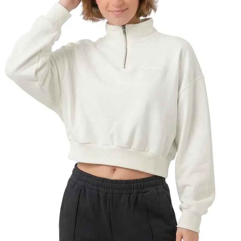 Buzo Topper Medio Cierre 1975 Crudo Talle: L - Color: CRUDO