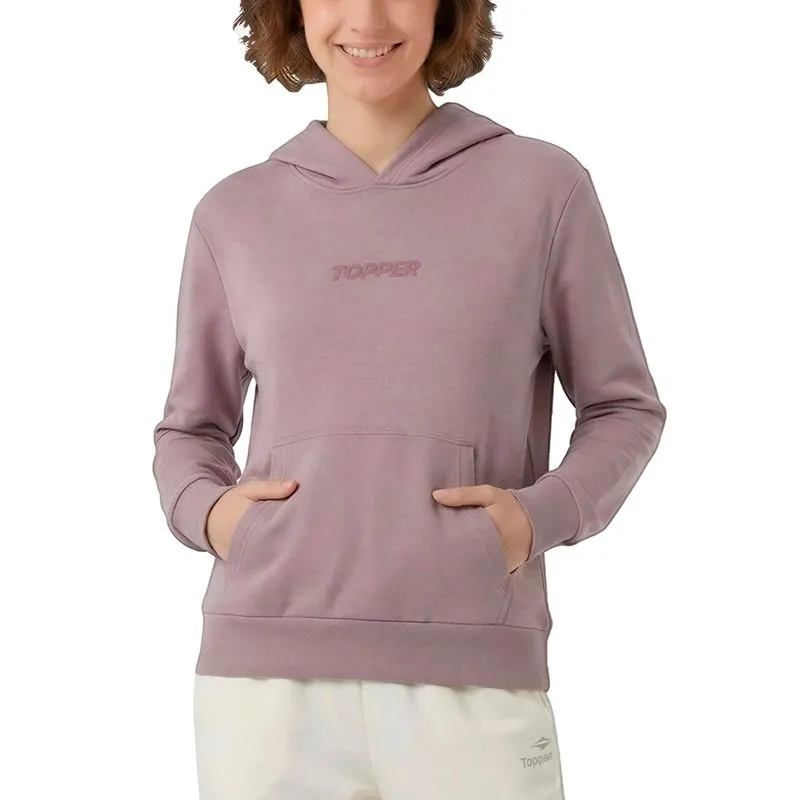 Buzo Topper Hoodie Rústico Rosa Viejo Talle: S - Color: ROSA VIEJO