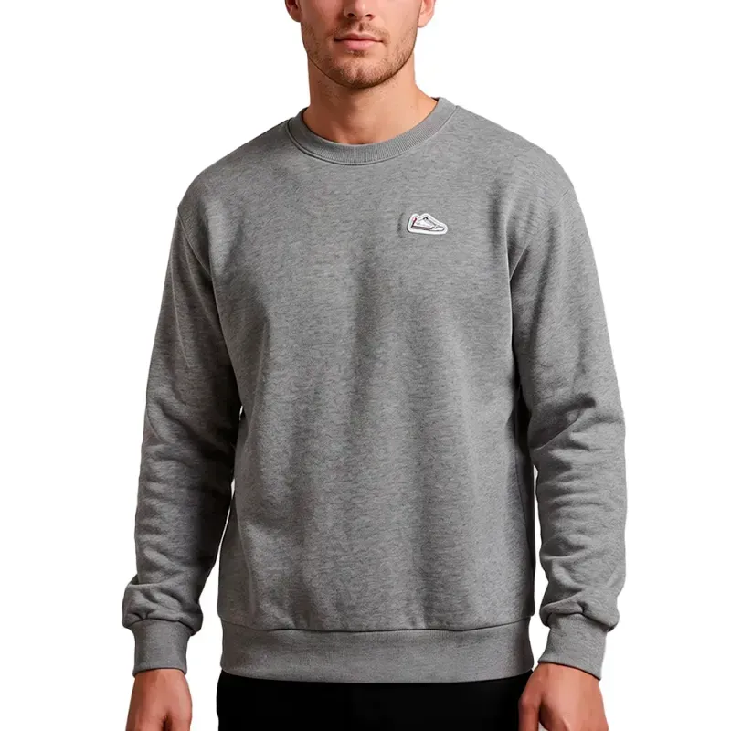 Buzo Topper Crew RTC Patch Talle: L - Color: Gris
