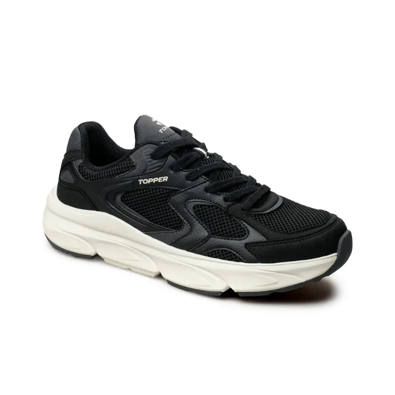 Zapatillas Topper Vallarta Neg/Cru. Hombre