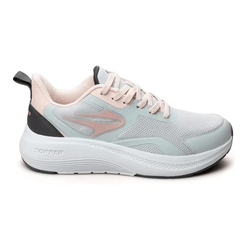 Zapatillas Topper Drive 2 Gri/Ros. Mujer