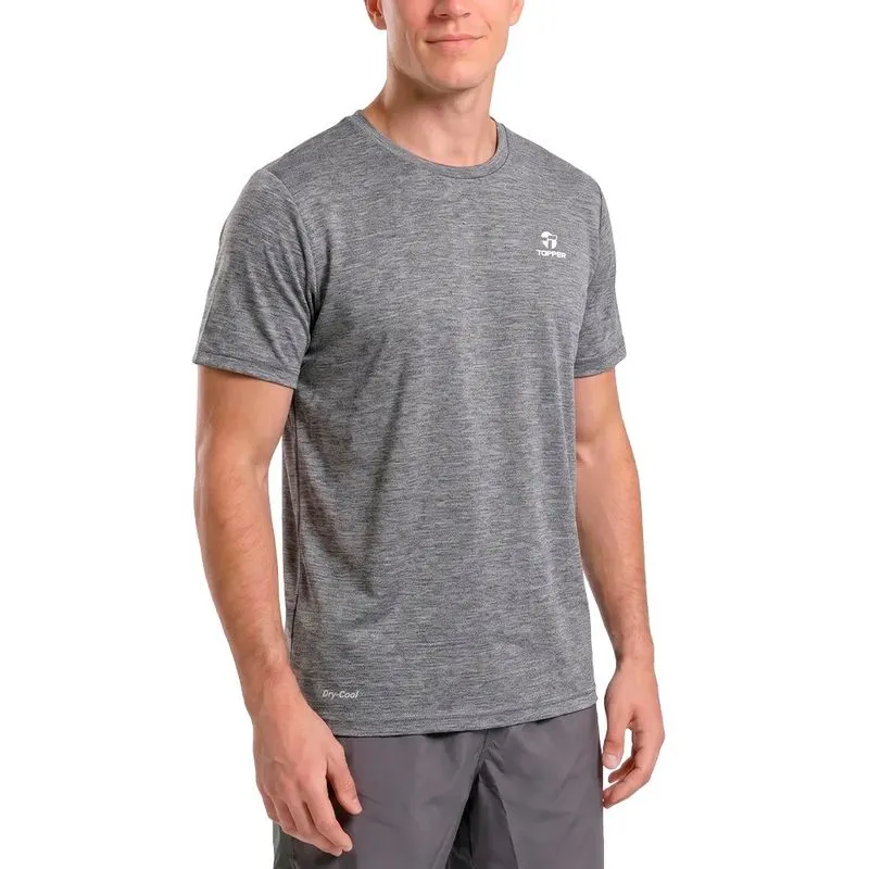 Remera Topper Basic Train Gris Talle: XXL - Color: GRIS MELANGE