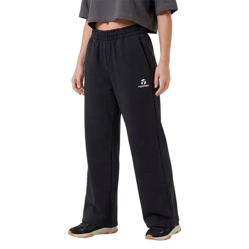 Pantalón Topper Recto Rústico Negro Talle: S - Color: NEGRO