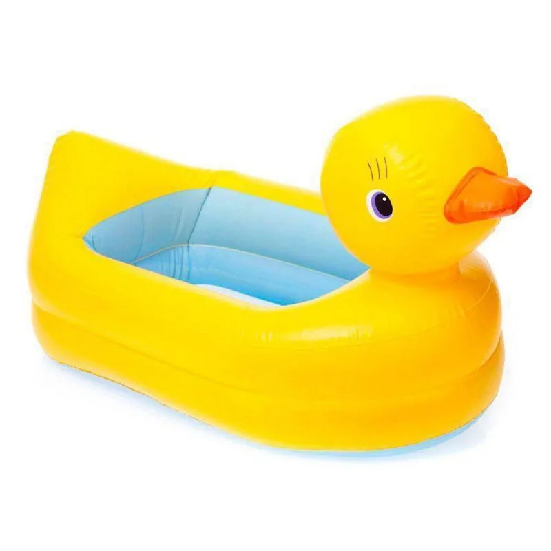 Banheira Inflável Para Bebê Pato Amarelo Love