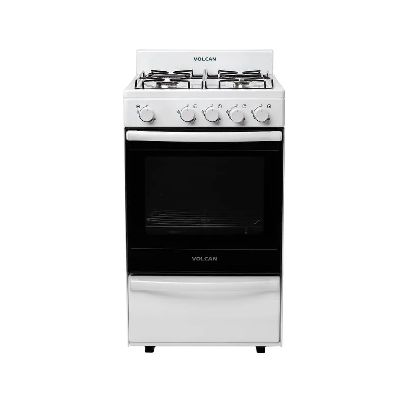 Cocina a Gas 50 Cm Blanca 87144V Volcan Cocina Blanca De 50 Cm 87144v Volcan